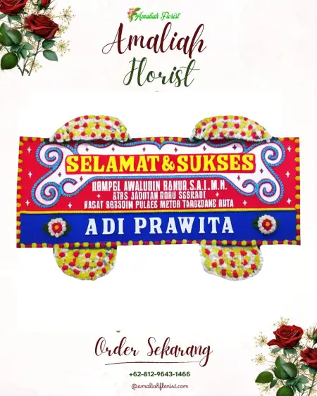 Papan Bunga Ucapan Selamat kramatmulya